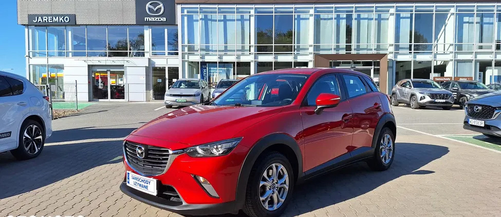 samochody osobowe Mazda CX-3 cena 64800 przebieg: 90000, rok produkcji 2016 z Rawicz